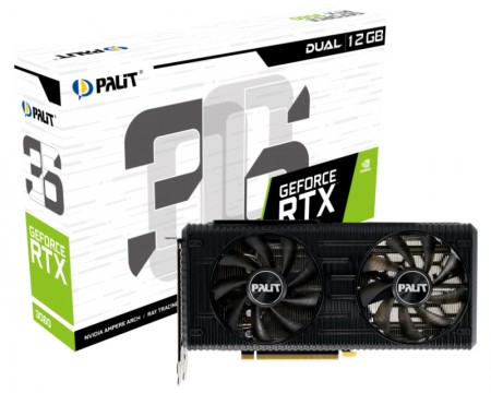 PALIT nVidia GeForce RTX 3060 Dual 12GB 192bit 128bit RTX3060 Dual