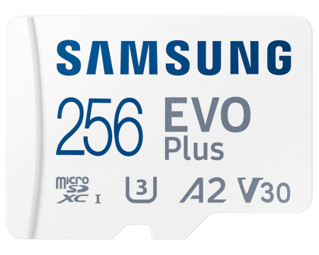 SAMSUNG EVO PLUS 256GB class 10 + Adapter MB-MC256SA