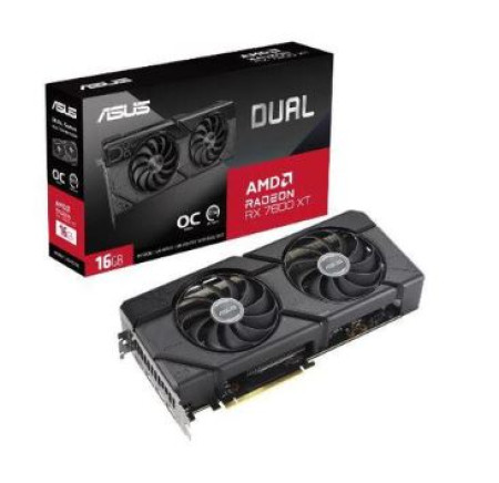 ASUS 16GB GDDR6 256bit DUAL-RX7800XT-O16G 