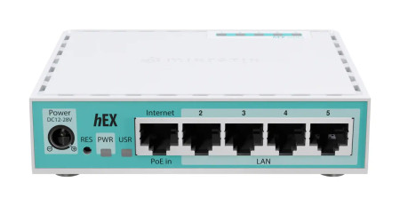 MikroTik E50UG hEX ruter sa 5 x Gigabit LAN  WAN portova 101001000Mbs + USB (Storage), ARM 64bit