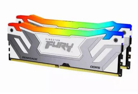 KINGSTON CUDIMM DDR5 48GB 2x24GB 8400MTs KF584CU40RWAK2-48 FURY Renegade White RGB XMP