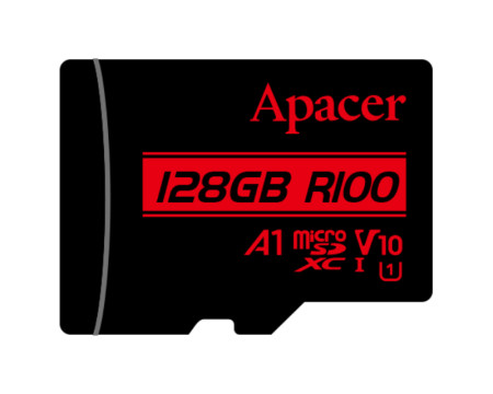 APACER microSDXC UHS-I U1 Class10 V10 A1 R100 128GB AP128GMCSX10UB-RA