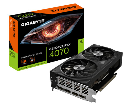 GIGABYTE nVidia GeForce RTX 4070 12GB 192bit GV-N4070WF2OC-12GD