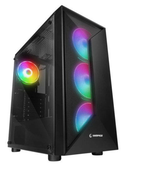 RAMPAGE TRIANGLE Auto RGB Glass Mid-Tower