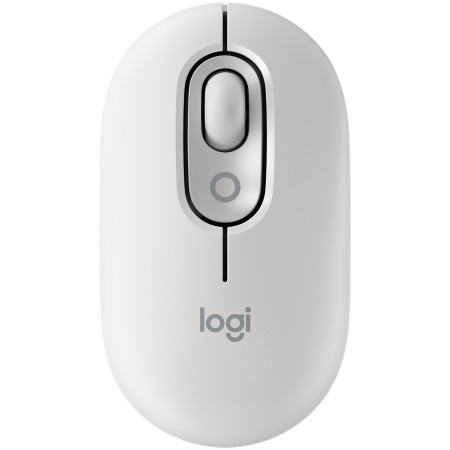 LOGITECH POP Mouse with emoji OFF-WHITE BT  FY25 TERRA 910-007411