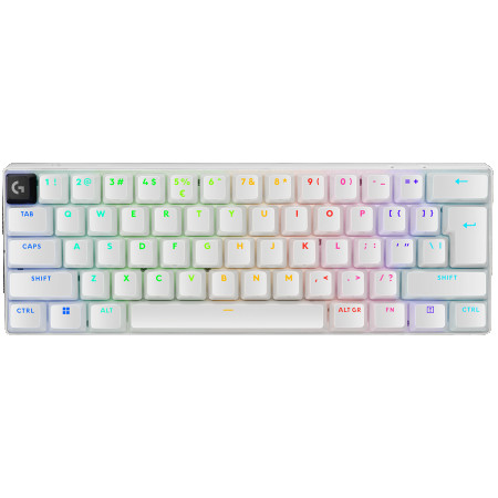 LOGITECH G PRO X 60 LIGHTSPEED Wireless Gaming Keyboard (Tactile) WHITE US 920-011930