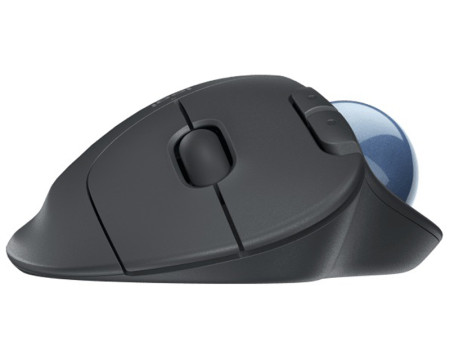 LOGITECH M575s ERGO Bluetooth Trackball Graphite Blue ball