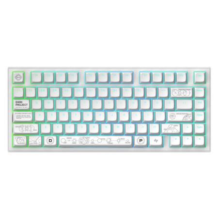 Dark Project ALU Terra Nova White Wireless Gaming Keyboard (ANSI)