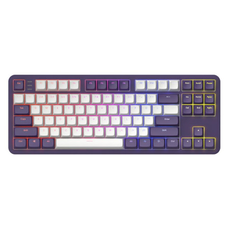 Dark Project ALU87A Violet/White Mechanical Gaming Keyboard (ANSI)