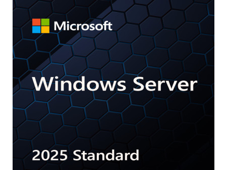 MICROSOFT OEM Windows Server Standard 2025 64bit Eng DVD 16 Core EP2-25187