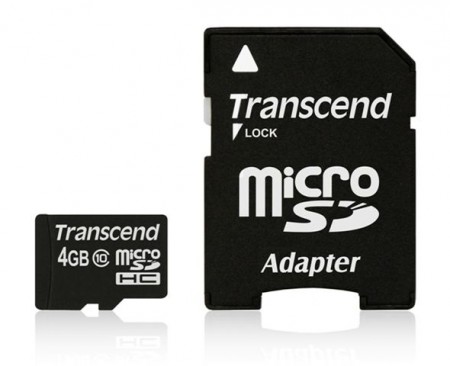 TRANSCEND 4GB HC Class 10