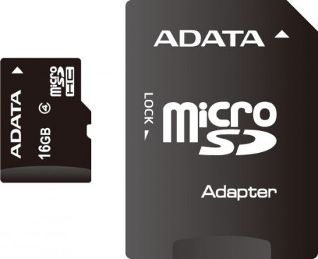 ADATA SD MICRO 16GB HC Class4 + 1ad