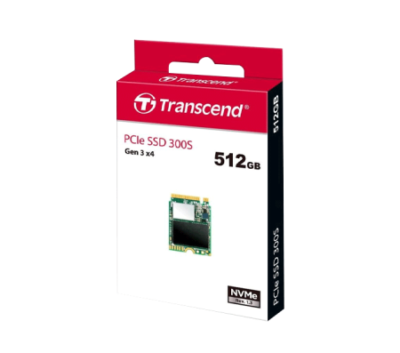 TRANSCEND  512GB M.2 NVMe 2230 PCIe Gen 3x4 3D NAND TS512GMTE300S