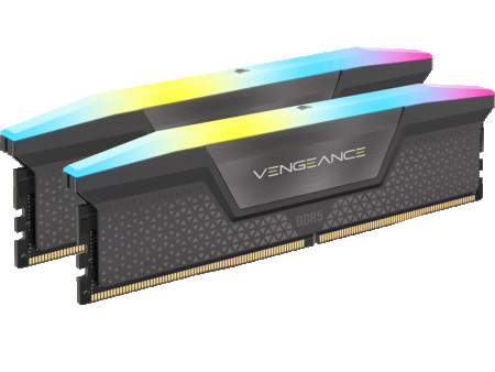 CORSAIR VENGEANCE 32GB (2x16GB) DDR5 6400MHz RGB EXPO & XMP CMH32GX5M2B6400Z36