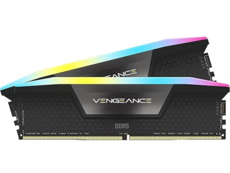 CORSAIR VENGEANCE 32GB (2x16GB) DIMM DDR5 6000MHz RGB EXPO & XMP CMH32GX5M2B6000Z30K