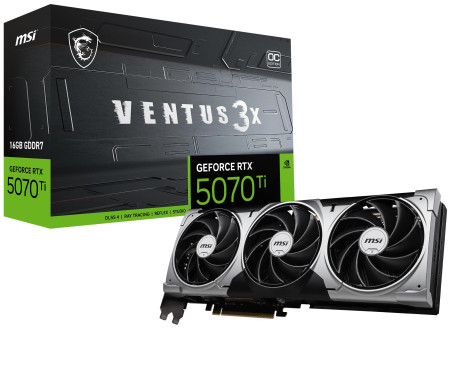 MSI nvidia GeForce RTX 5070 Ti 16G VENTUS 3X OC