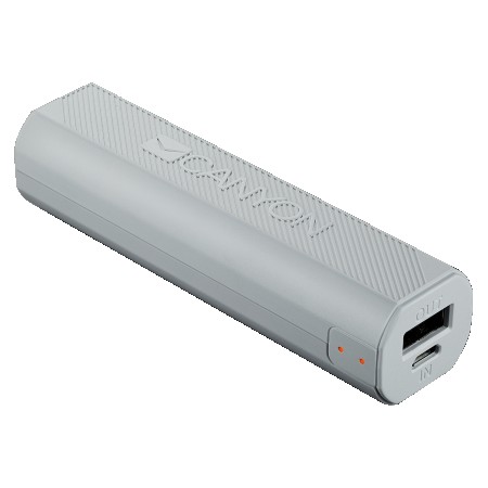 CANYON Power bank 2600mAh built-in Lithium-ion battery, output 5V1A, input 5V1A, White ( CNE-CPBF26W ) 