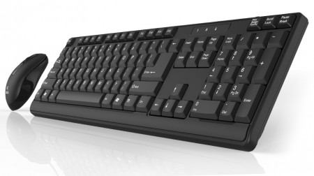 Click KM-L2-W Tastatura i miš bežični USB, YU, crni' ( 'KML2WB/YU' )