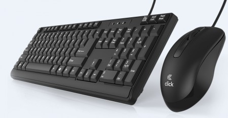 Click KM-L0 Tastatura i miš žičani USB, YU, crni' ( 'KML0B/YU' )