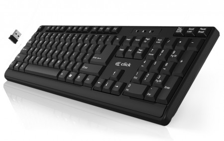 Tastatura USB Wireless CLICK K-L2-W YU Black