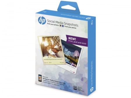 HP Social Media Snapshots, 25 sheets, 10x13cm' ( 'W2G60A' ) 