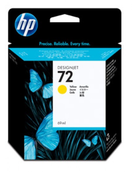 HP No.72 69ml Yellow Ink Cartridge za T610/T1100/T770/T790/T1200/T1300/T2300 [C9400A]' ( 'C9400A' ) 