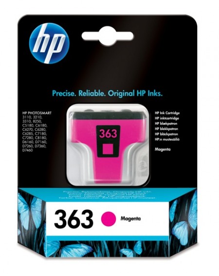 HP No.363 Magenta Ink Cartridge (Photo Smart 8250/3210/3310) [C8772EE]' ( 'C8772EE' ) 