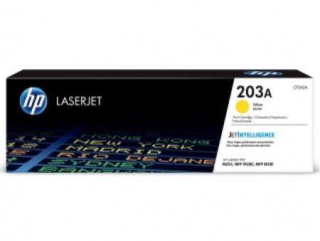 HP 203A Yellow Original LaserJet Toner Cartridge' ( 'CF542A' ) 