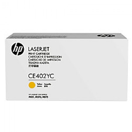 HP Contractual Yellow Optimized  LaserJet Toner Cartridge (CE402YC)' ( 'CE402YC' ) 