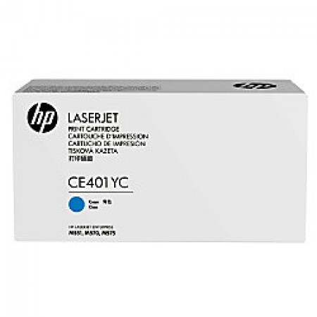 HP Contractual Cyan Optimized  LaserJet Toner Cartridge (CE401YC)' ( 'CE401YC' ) 