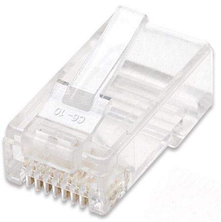 Intellinet konektor RJ45 Cat5e UTP 100kom za solid kabl