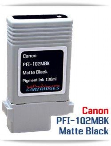 Canon Dye Ink Tank PFI-102 Matt Black za iPF605iPF610iPF670iPF750iPF760iPF765,130ml' ( 'CF0894B001AA' ) 