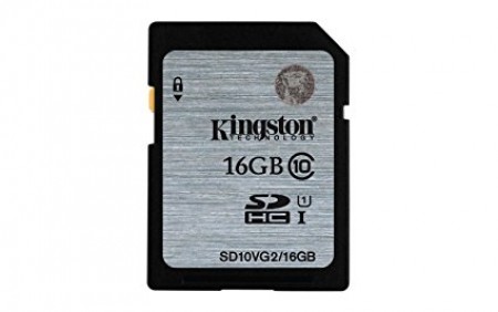 KINGSTON SDXC 16GB UHS-I class 10 SD10VG216GB