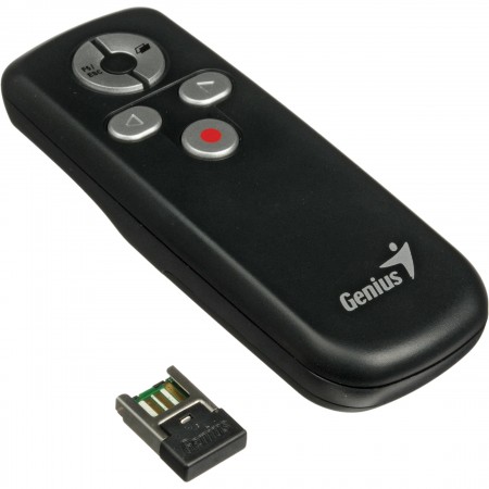 Mouse Wireless Genius Media Pointer 100 Presenter USB Pico Dongle