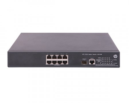 HP 5120 8G PoE+ Sw.+10Patch 1mCat5e+SFP 1000b SM