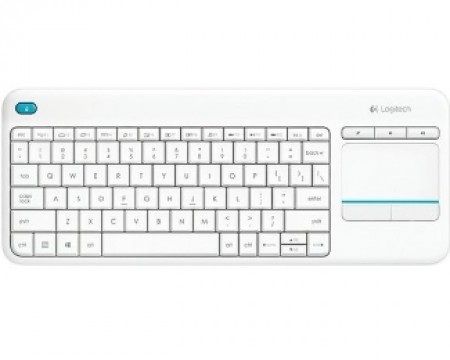 Logitech K400 Plus Wireless Touch Keyboard White (US International)