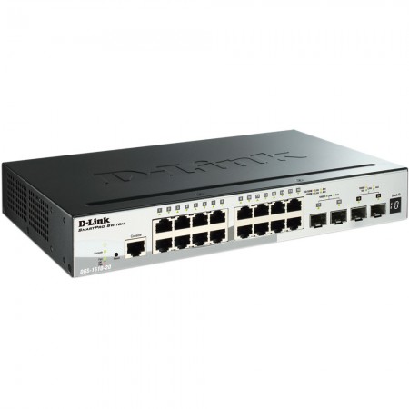 D-LINK DGS-1510-20 16-port GigE + 2-port SFP + 2-port 10G