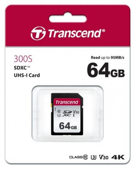 TRANSCEND 64GB UHS-I U3 300S