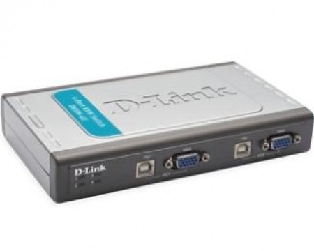 D-LINK DKVM-4U KVM switch 4port USB + 4 seta kablova