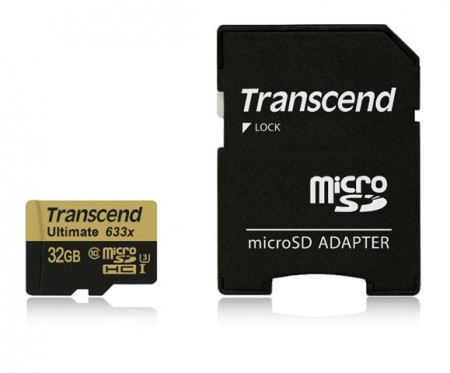 TRANSCEND 32GB UHS 1 U3 + SD adapter TS32GUSDU3