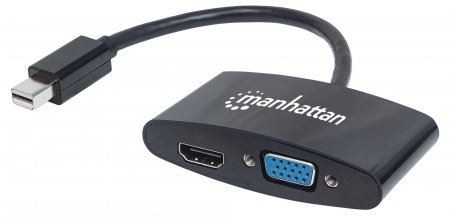 MH Adapter mini DP na VGAHDMI, crni