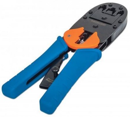 Crimping tool  modular plug RJ45 RJ11 RJ12