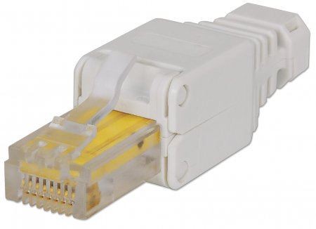 Intellinet Cat5-5e-6 Toolless RJ45 Plug sivi