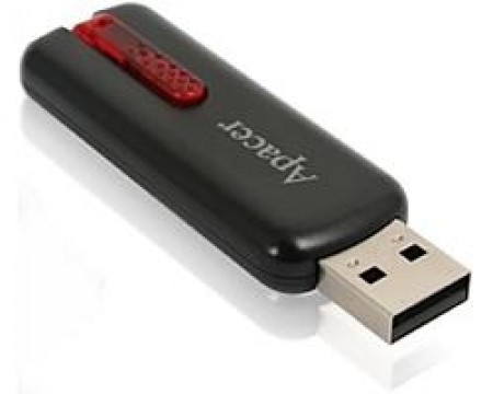 APACER 64GB AH326 USB 2.0 flash crni