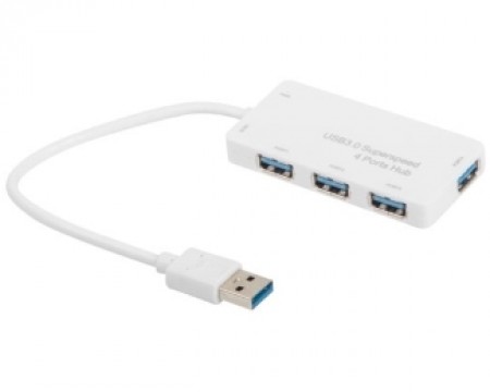 E-GREEN USB 3.0 HUB 4port beli ( 1007 )