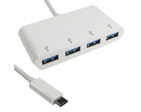 E-GREEN USB 3.1 HUB 4port beli