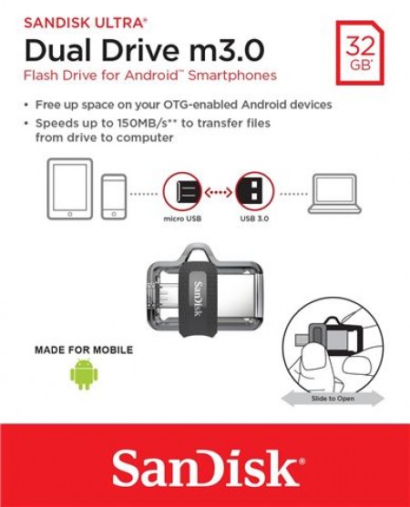 SanDisk 32GB Ultra Android Dual Drive M3.0