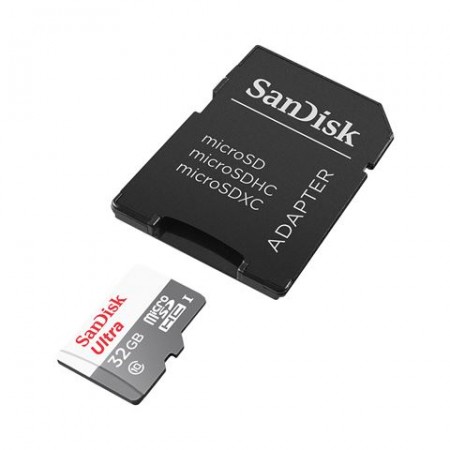 SanDisk 32GB Ultra Android + SD adapter 80MBs