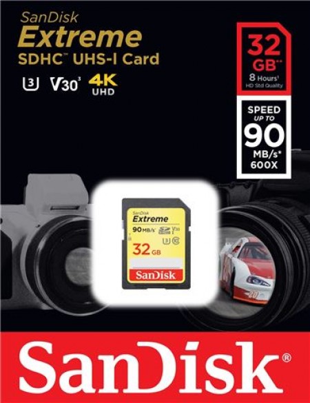 SanDisk 32GB Extreme SDXC ( 13056 )