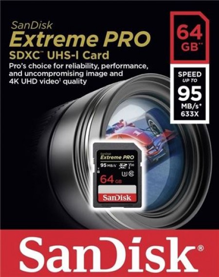 SanDisk 64GB Extreme Pro SDXC